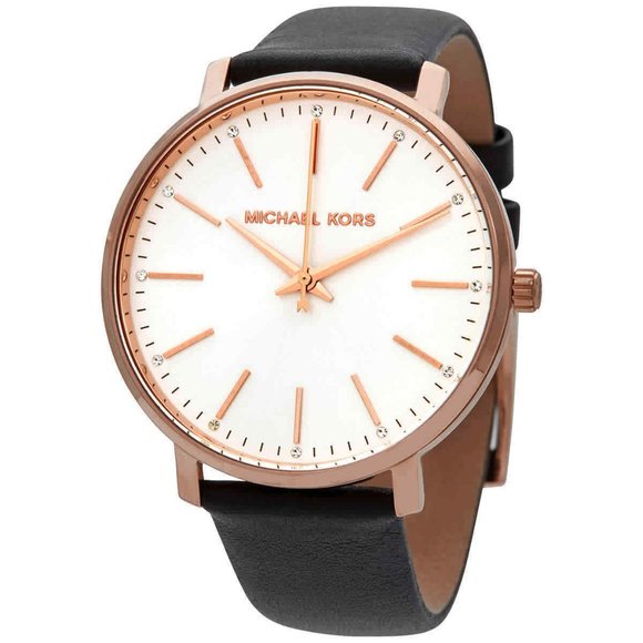 Sale Michael Kors Quartz White Dial Watch w/ box - Picture 1 of 3